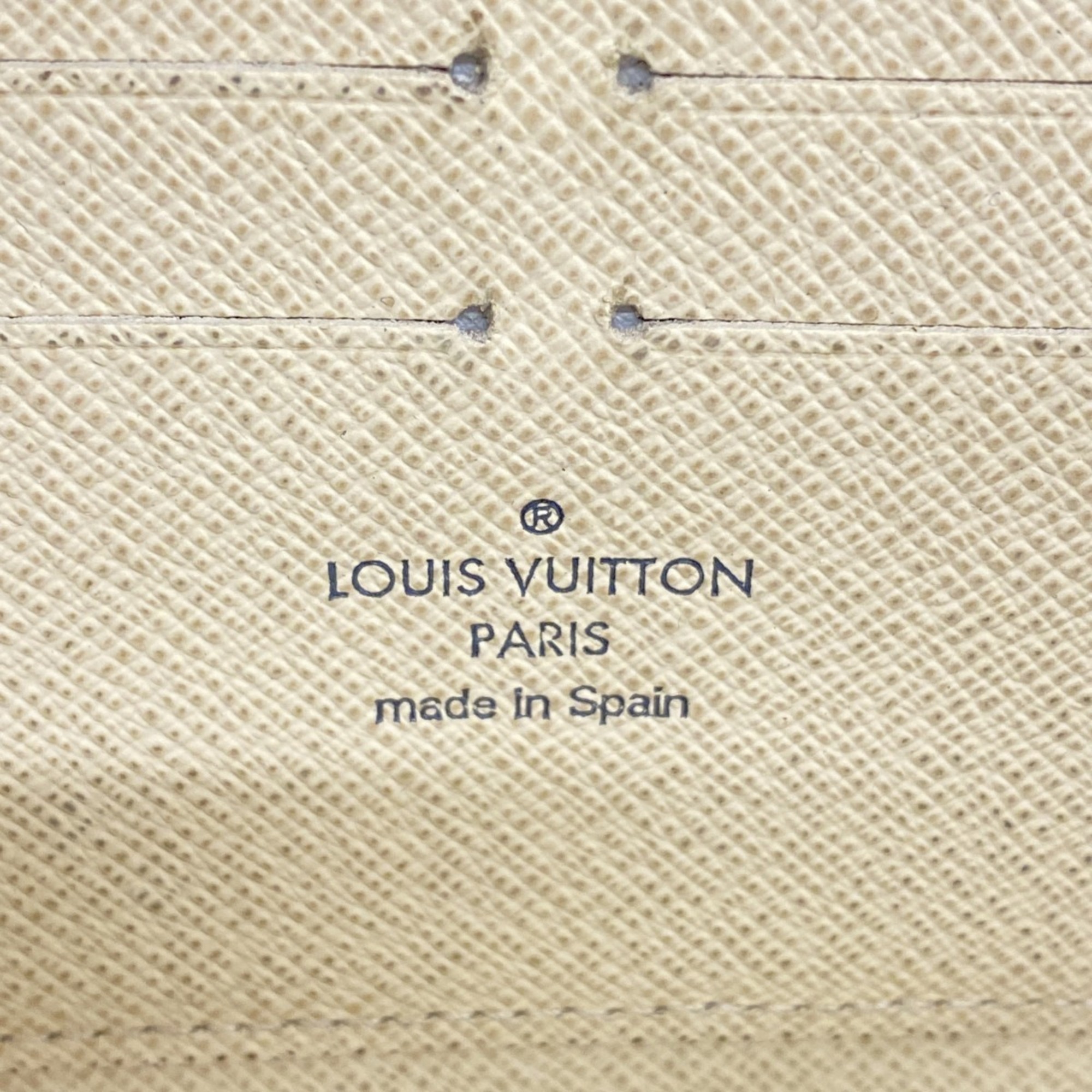 ルイ・ヴィトン(Louis Vuitton) ルイ・ヴィトン 長財布 ダミエ・アズール ジッピーウォレット N60019 ホワイトメンズ レディース