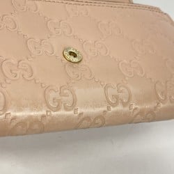 グッチ(Gucci) グッチ 長財布 グッチシマ 388679 レザー シャンパンレディース