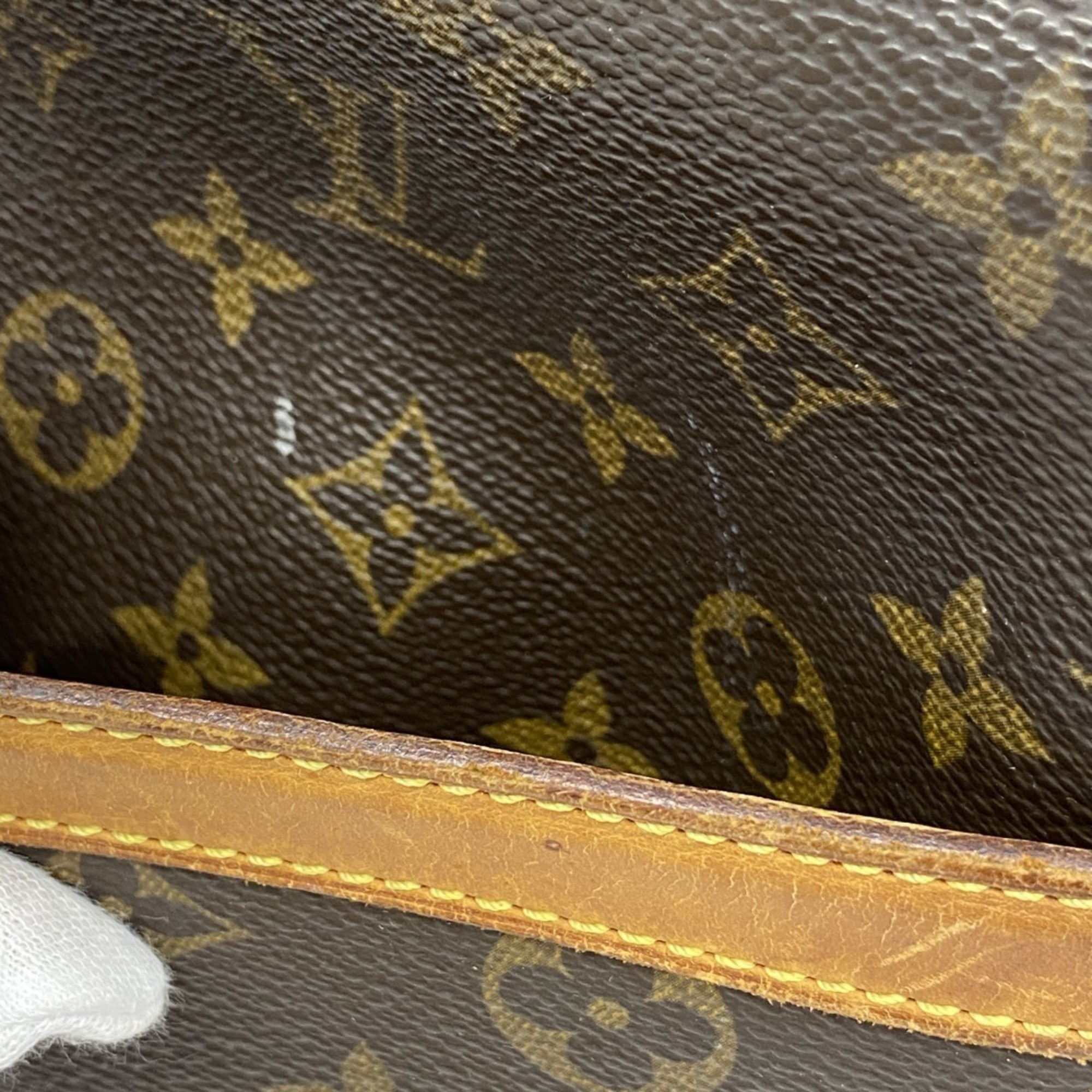 ルイ・ヴィトン(Louis Vuitton) ルイ・ヴィトン ショルダーバッグ モノグラム リポーターGM M45252 ブラウンレディース