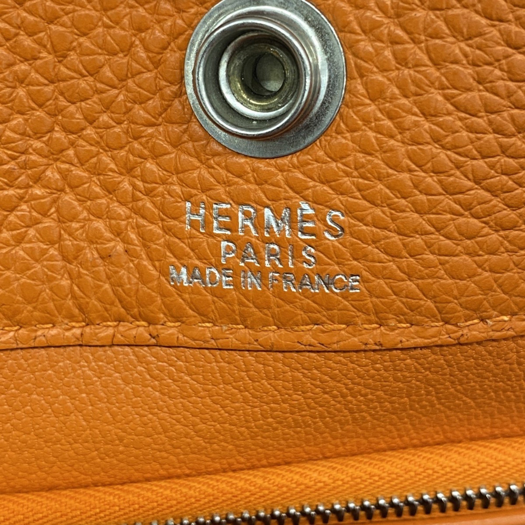 エルメス(Hermes) エルメス トートバッグ フールトゥPM トゴ オレンジ  □E刻印レディース