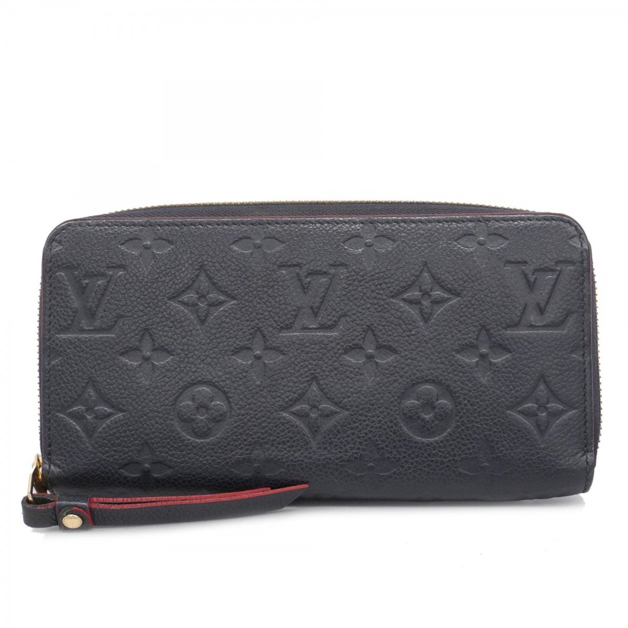 ルイ・ヴィトン(Louis Vuitton) ルイ・ヴィトン 長財布 モノグラム・アンプラント ジッピーウォレット M62121 マリーヌルージュレディース