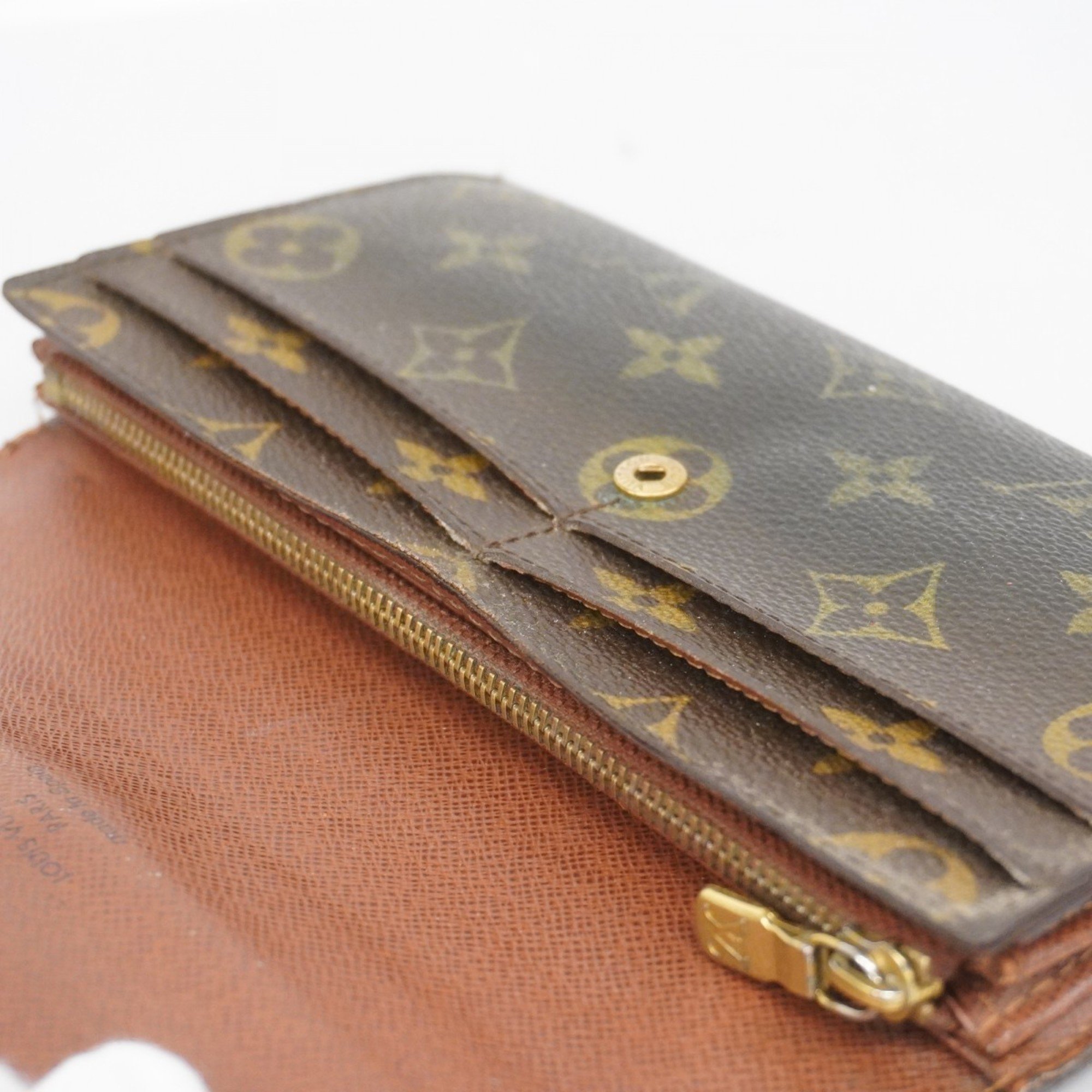 ルイ・ヴィトン(Louis Vuitton) ルイ・ヴィトン 長財布 モノグラム ポルトフォイユサラ M61734 ブラウンレディース