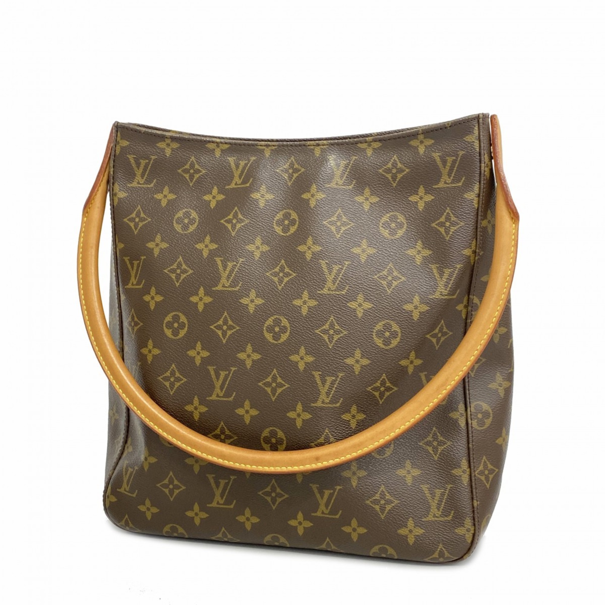 ルイ・ヴィトン(Louis Vuitton) ルイ・ヴィトン ショルダーバッグ モノグラム ルーピングGM M51145 ブラウンレディース |  eLADY Globazone