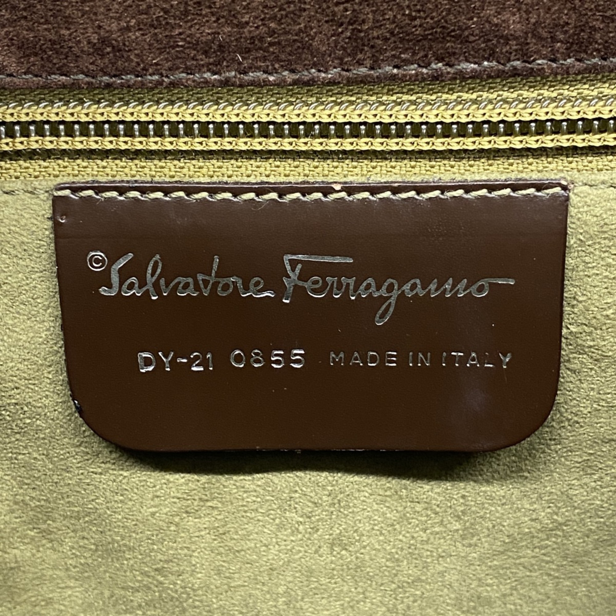 サルヴァトーレ・フェラガモ(Salvatore Ferragamo) サルヴァトーレフェラガモ ハンドバッグ ガンチーニ レザー ブラウン レディース