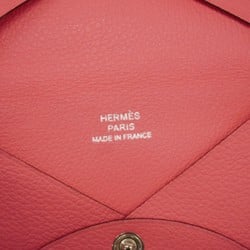 エルメス(Hermes) エルメス 名刺入れ・カードケース カルヴィ エバーカラー ローズリップスティック  Y刻印レディース