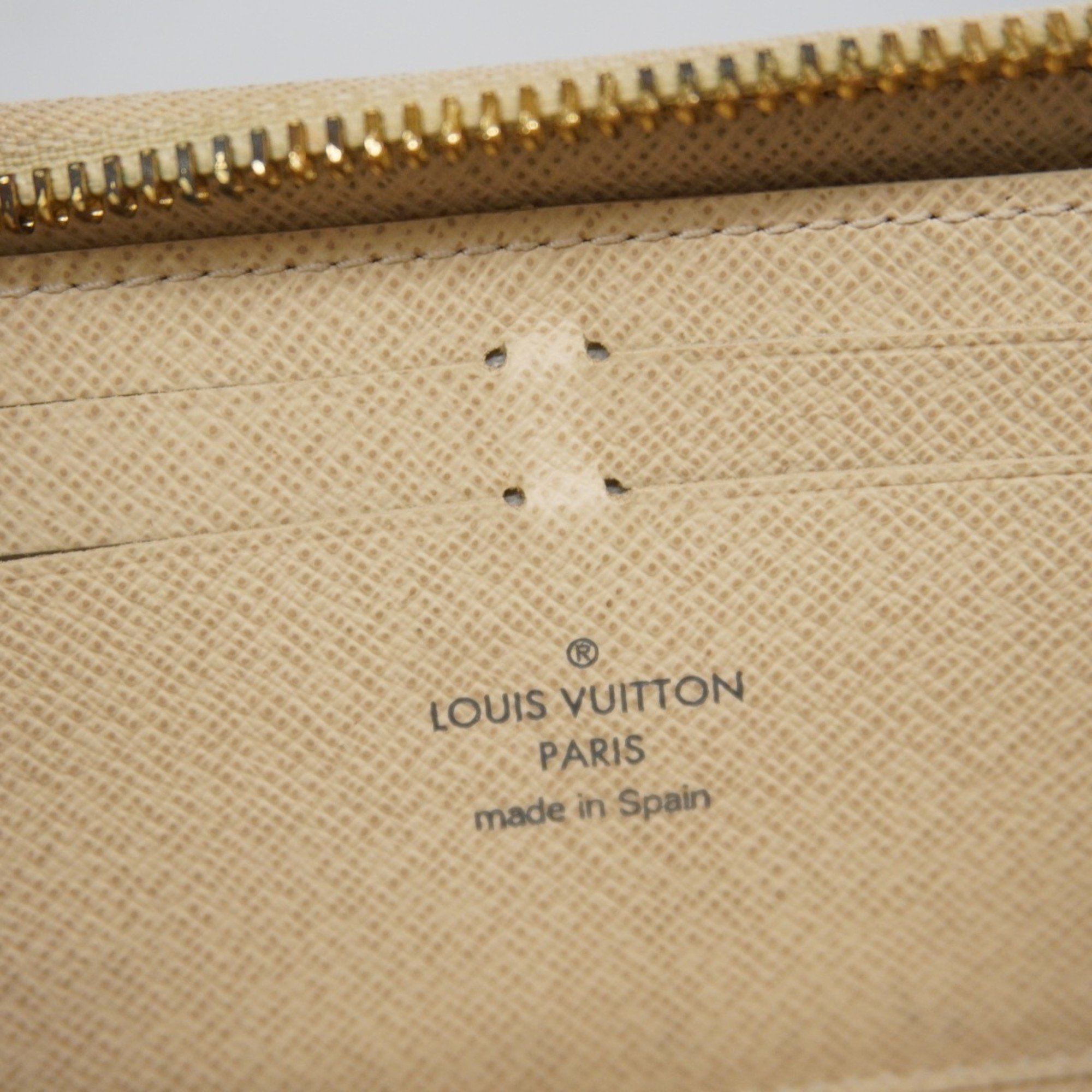 ルイ・ヴィトン(Louis Vuitton) ルイ・ヴィトン 長財布 ダミエ・アズール ポルトフォイユクレマンス N61210 ホワイトレディース