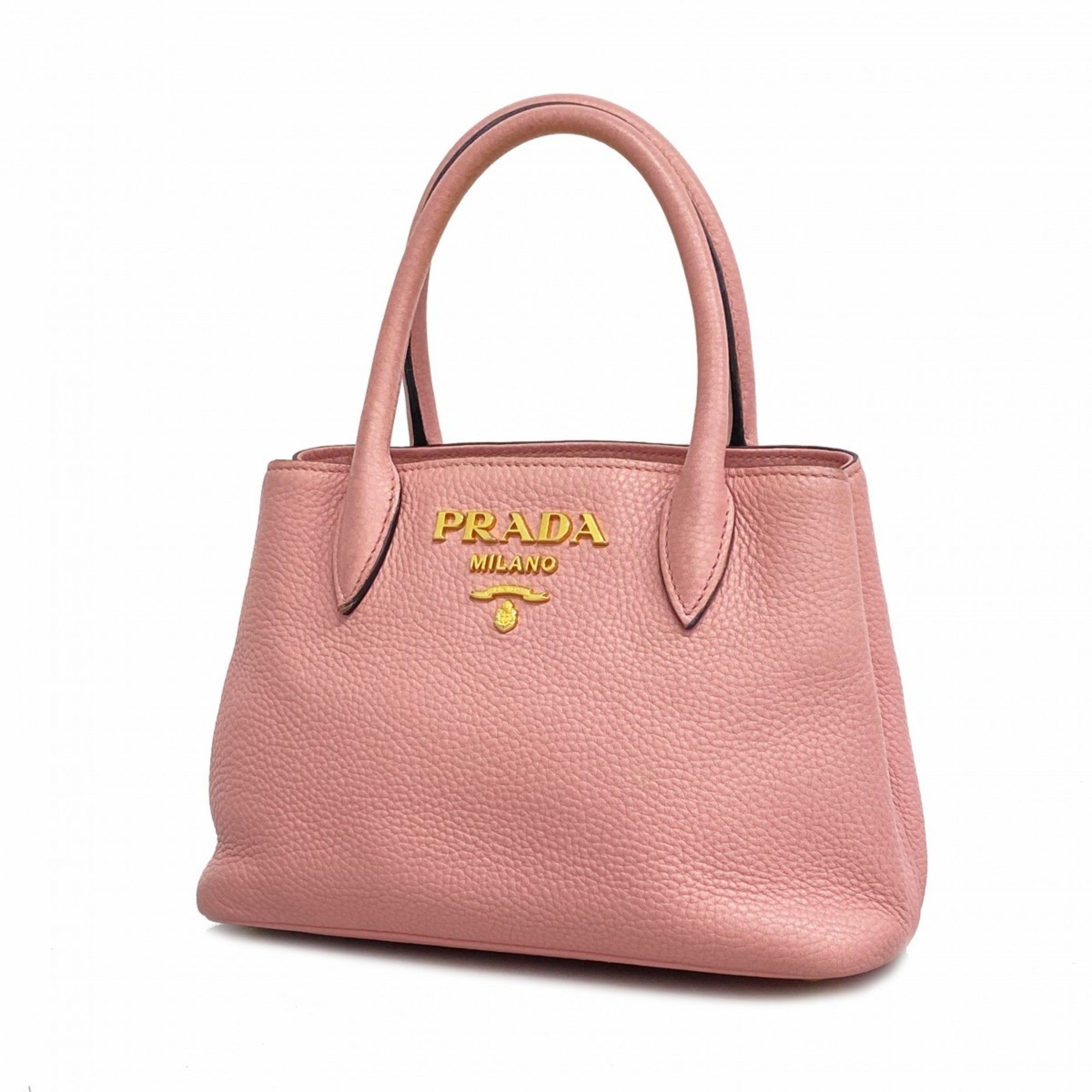 プラダ(Prada) プラダ ハンドバッグ レザー ピンク レディース