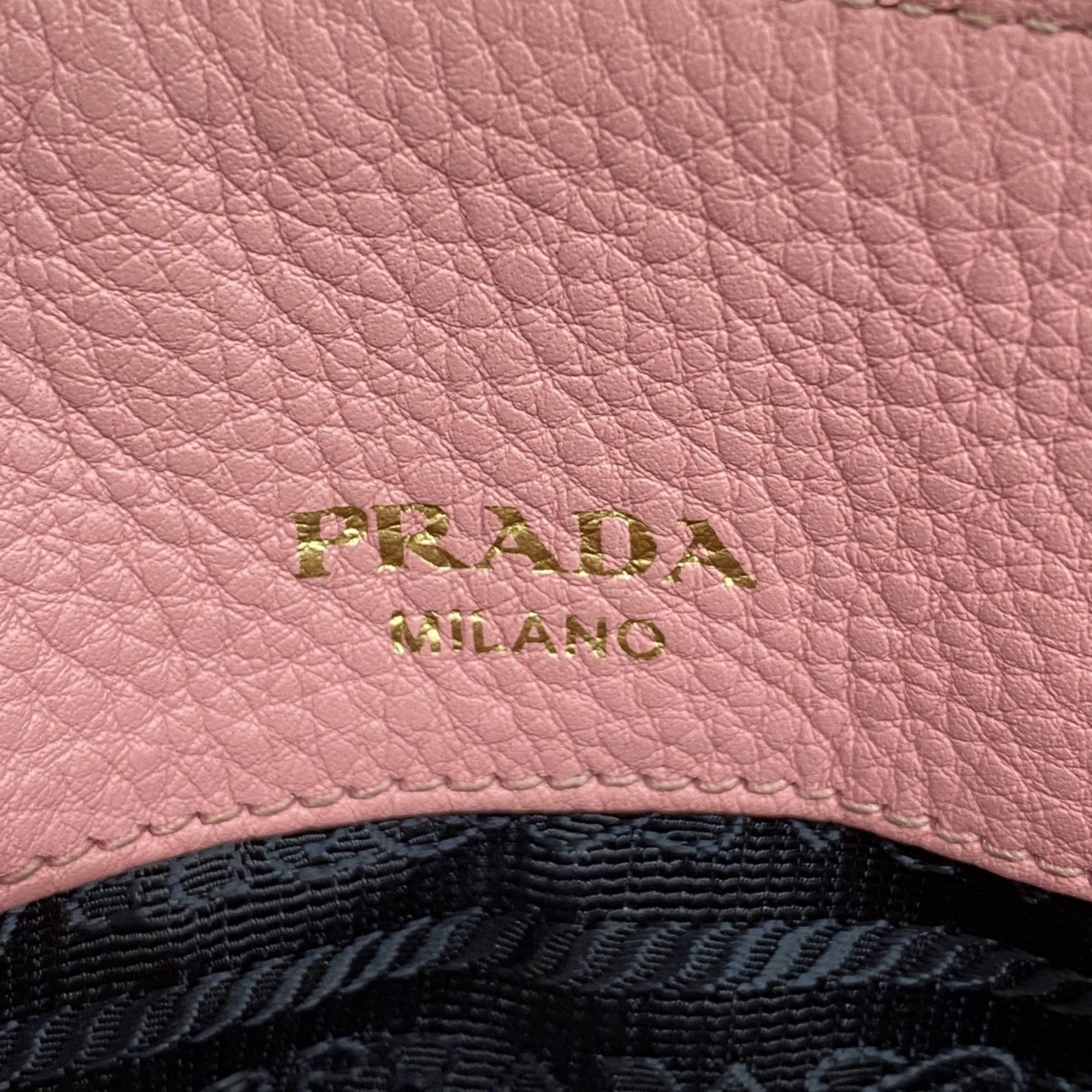 プラダ(Prada) プラダ ハンドバッグ レザー ピンク レディース