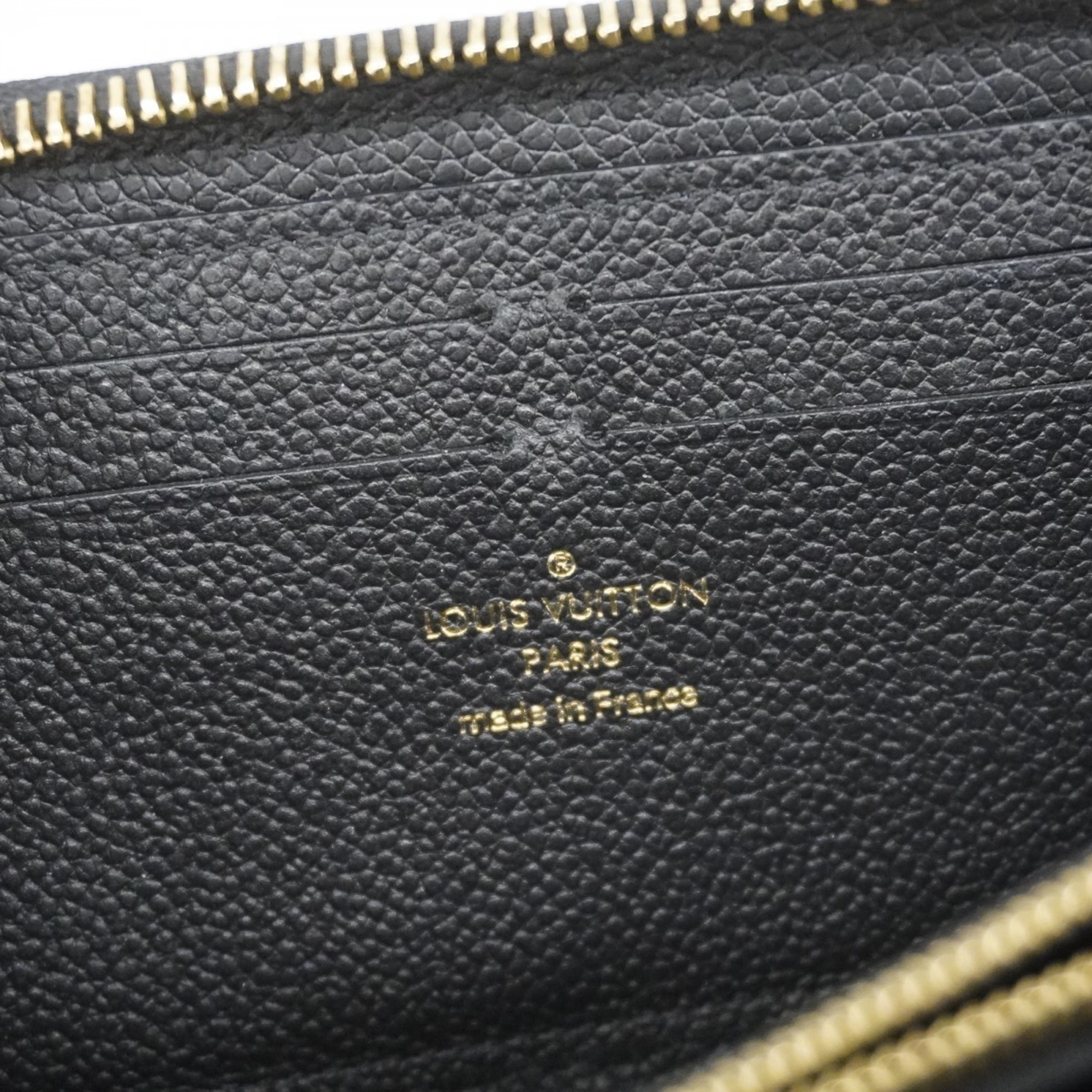 ルイ・ヴィトン(Louis Vuitton) ルイ・ヴィトン 長財布 モノグラム・アンプラント ポルトフォイユクレマンス M60171 ノワールレディース