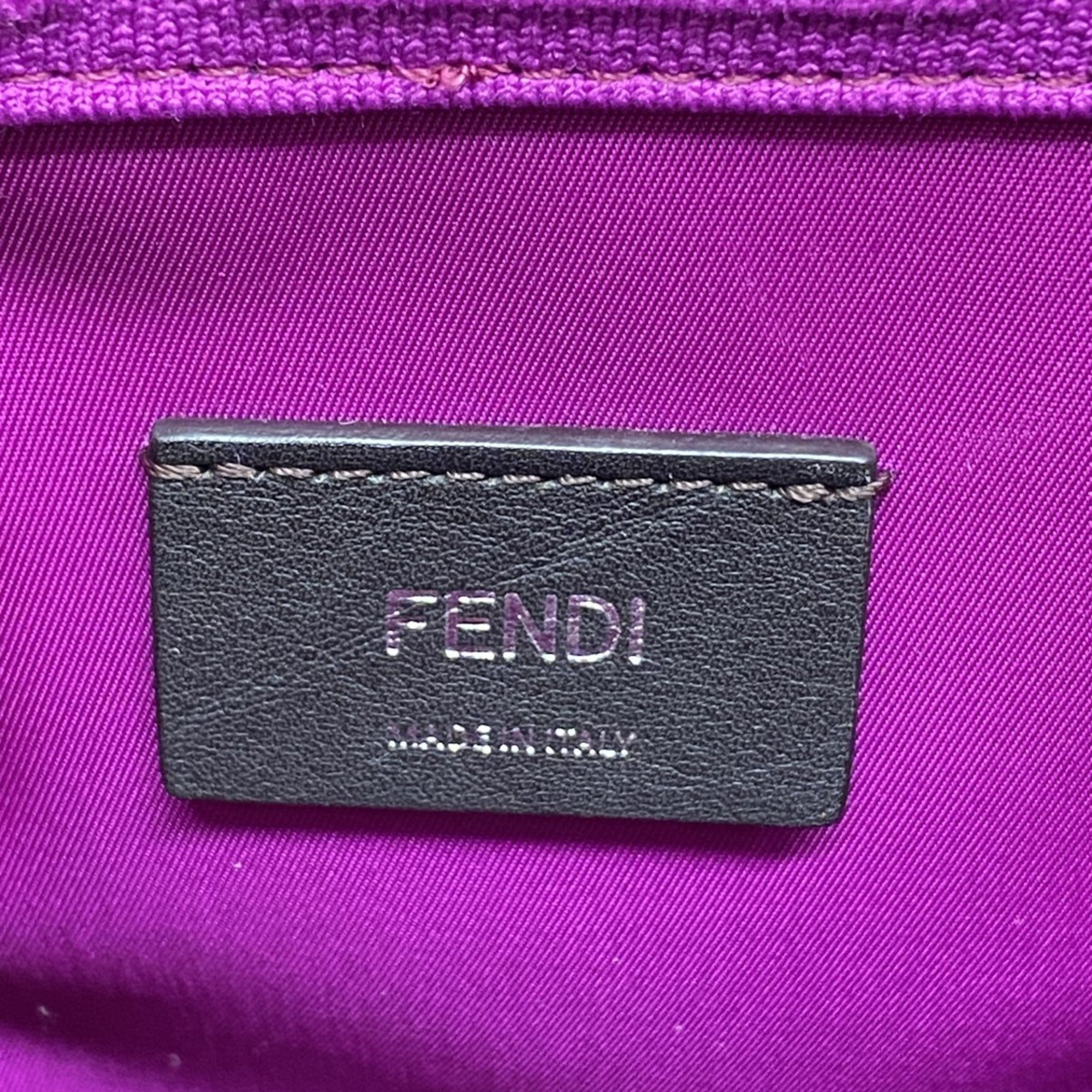 フェンディ(Fendi) フェンディ トートバッグ サンシャイン コットン パープル レディース