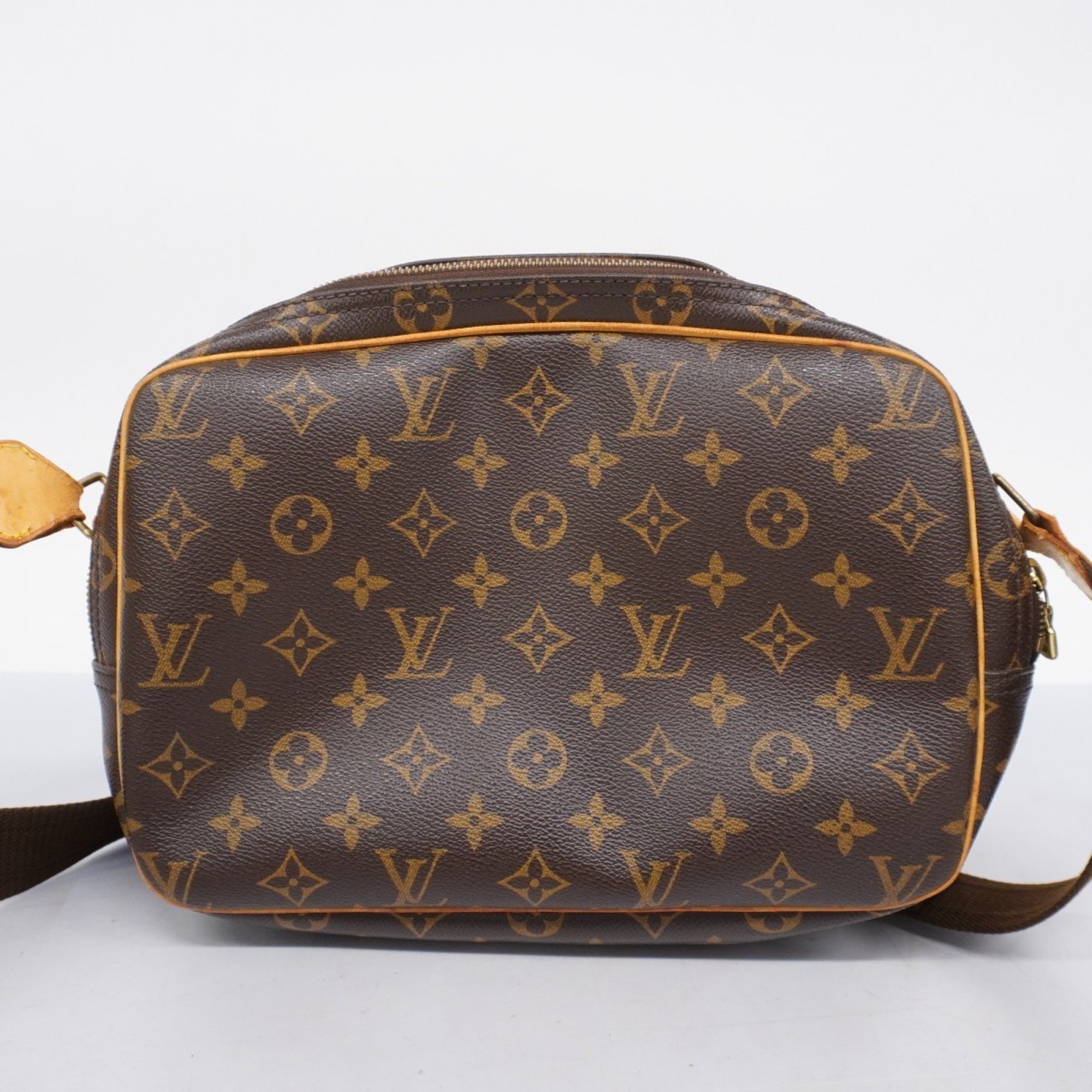 ルイ・ヴィトン(Louis Vuitton) ルイ・ヴィトン ショルダーバッグ モノグラム リポーターPM M45254 ブラウンレディース