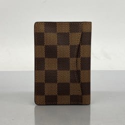 ルイ・ヴィトン(Louis Vuitton) ルイ・ヴィトン 名刺入れ・カードケース ダミエ オーガナイザードゥポッシュ N61721 エベヌメンズ レディース