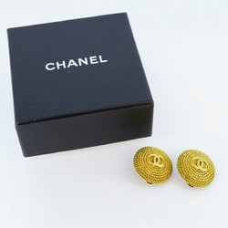 シャネル(Chanel) シャネル イヤリング  ココマーク  サークル GPメッキ ゴールドレディース