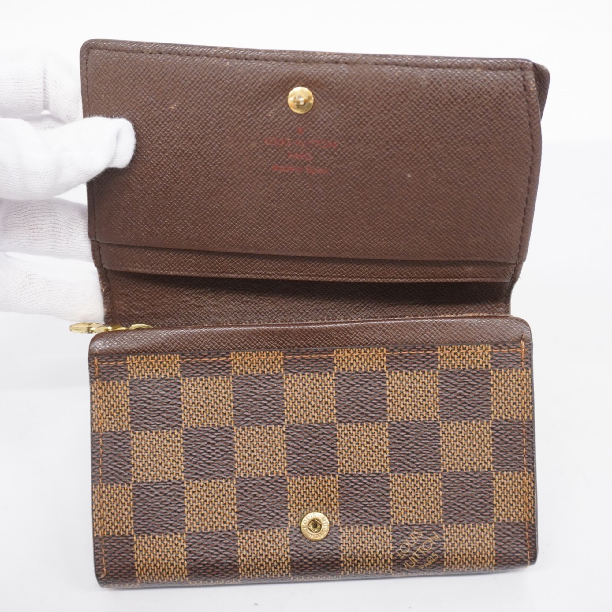 ルイ・ヴィトン(Louis Vuitton) ルイ・ヴィトン 財布 ダミエ ポルトモネビエトレゾール N61730 ブラウンレディース