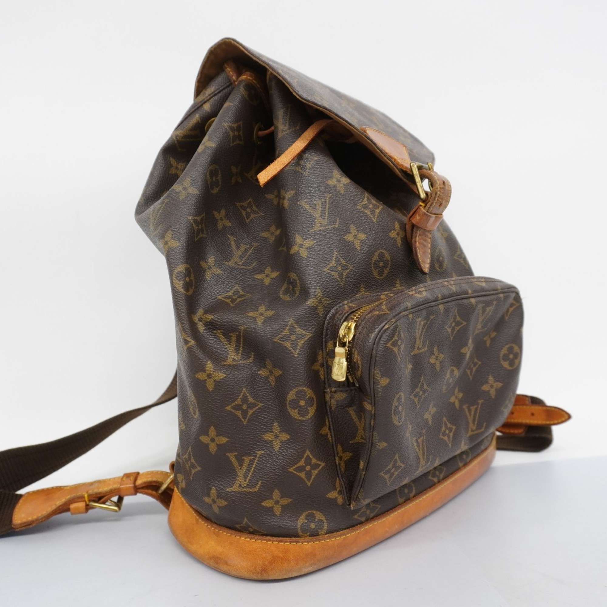 ルイ・ヴィトン(Louis Vuitton) ルイ・ヴィトン リュック・デイパック モノグラム モンスリGM M51135 ブラウンメンズ レディース