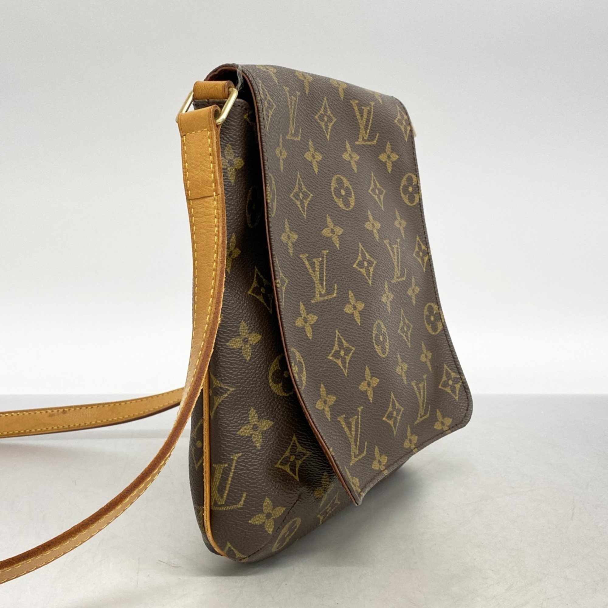 ルイ・ヴィトン(Louis Vuitton) ルイ・ヴィトン ショルダーバッグ モノグラム ミュゼットサルサロングストラップ M51387 ブラウンレディース