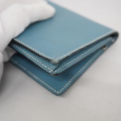 エルメス(Hermes) エルメス 長財布 ベアンスフレ エトゥープ ブルージーン  □N刻印メンズ レディース