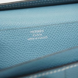 エルメス(Hermes) エルメス 長財布 ベアンスフレ エトゥープ ブルージーン  □N刻印メンズ レディース