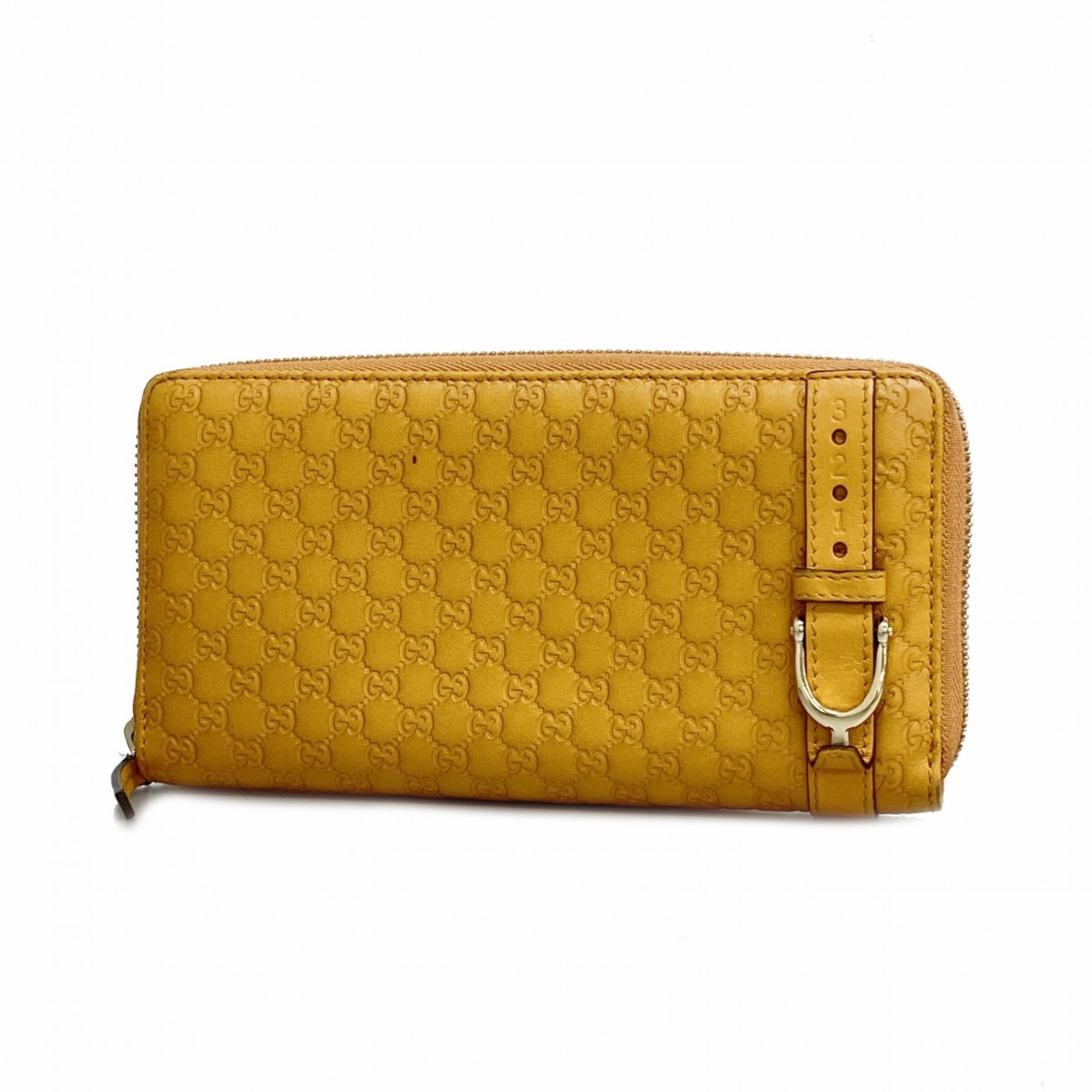 グッチ(Gucci) グッチ 長財布 マイクログッチシマ 309758 レザー オレンジ メンズ レディース | eLADY Globazone