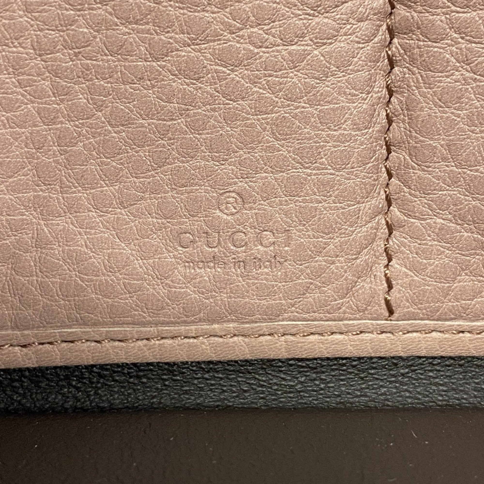 グッチ(Gucci) グッチ 長財布 ソーホー 308280 レザー ピンク シャンパンレディース