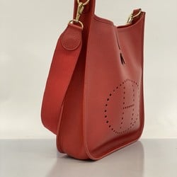 エルメス(Hermes) エルメス ショルダーバッグ エブリン1GM アルデンヌ レッド  ○V刻印レディース