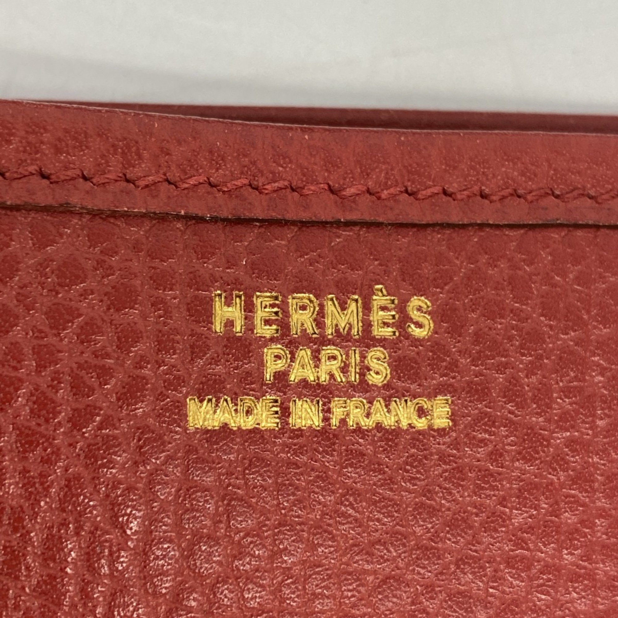 エルメス(Hermes) エルメス ショルダーバッグ エブリン1GM アルデンヌ レッド  ○V刻印レディース