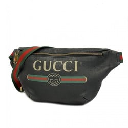 グッチ(Gucci) グッチ ボディバッグ シェリーライン 530412 レザー ブラック メンズ