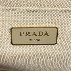 プラダ(Prada) プラダ トートバッグ カナパ キャンバス ベージュ レディース