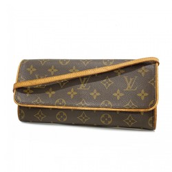 ルイ・ヴィトン(Louis Vuitton) ルイ・ヴィトン ショルダーバッグ モノグラム ポシェットツインGM M51852 ブラウンレディース