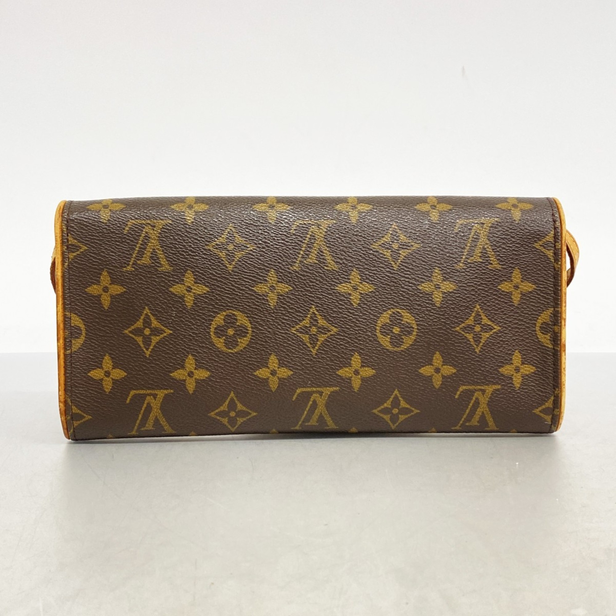 ルイ・ヴィトン(Louis Vuitton) ルイ・ヴィトン ショルダーバッグ モノグラム ポシェットツインGM M51852 ブラウンレディース