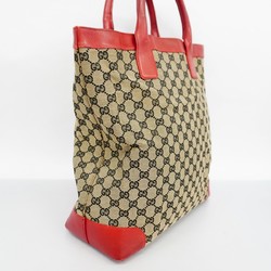 グッチ(Gucci) グッチ トートバッグ GGキャンバス 002 1121 キャンバス ブラウン レッド レディース