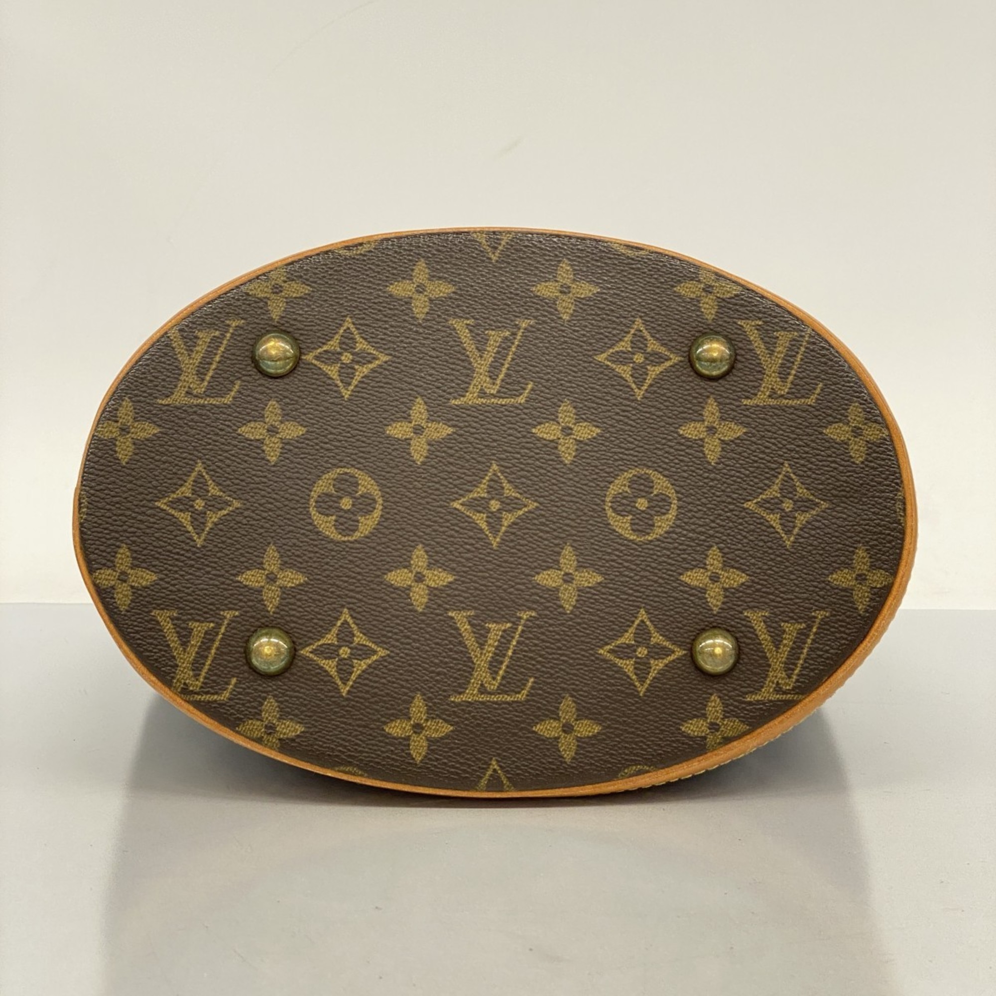 ルイ・ヴィトン(Louis Vuitton) ルイ・ヴィトン トートバッグ モノグラム バケットPM M42238 ブラウンレディース