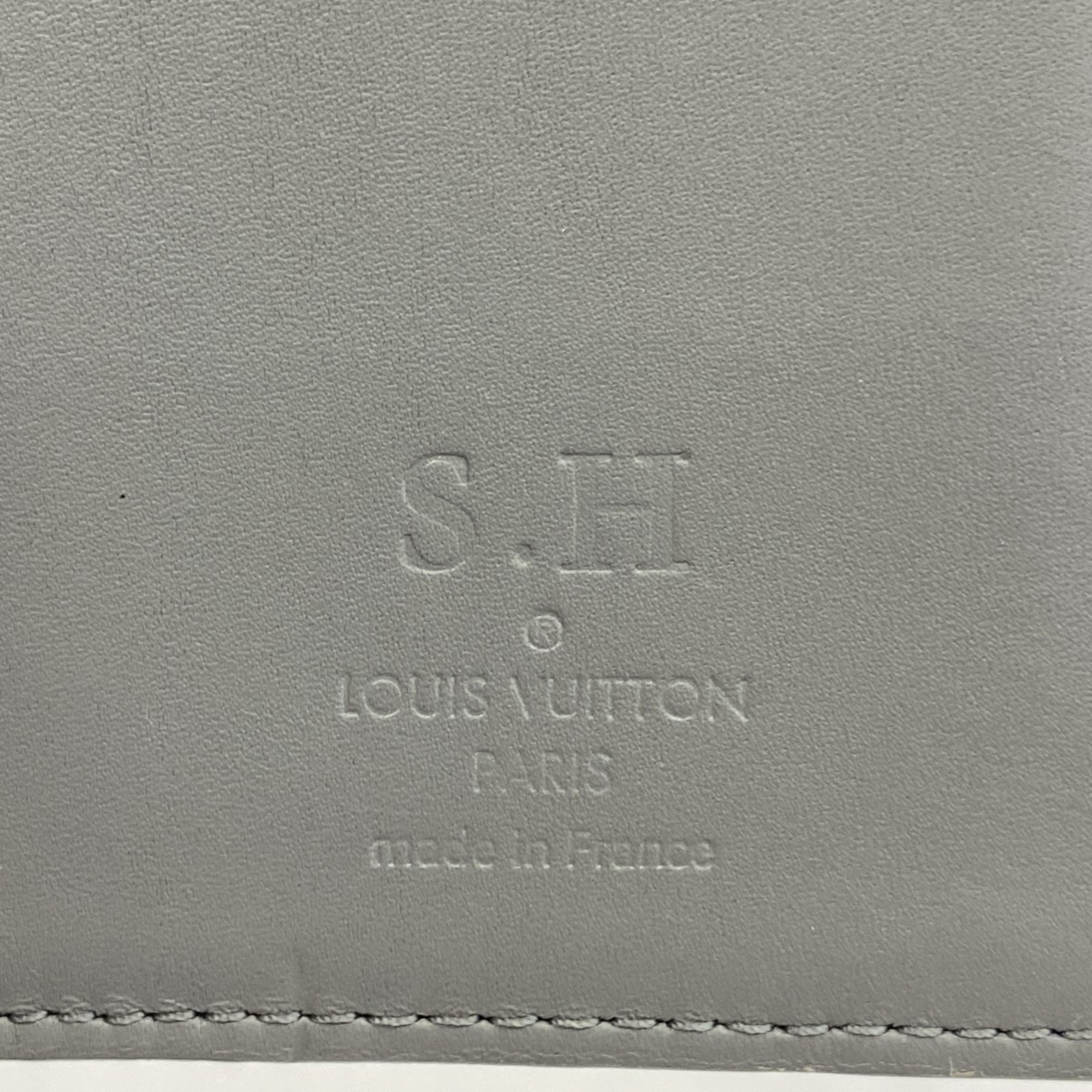 ルイ・ヴィトン(Louis Vuitton) ルイ・ヴィトン 長財布 モノグラム・シャドウ ポルトフォイユブラザ M81335 グレーメンズ