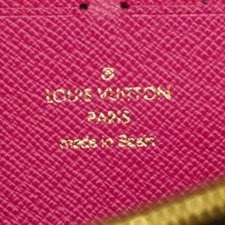 ルイ・ヴィトン(Louis Vuitton) ルイ・ヴィトン 長財布 モノグラム ポルトフォイユクレマンス フラワーチャーム M64201 ブラウン ホットピンクレディース