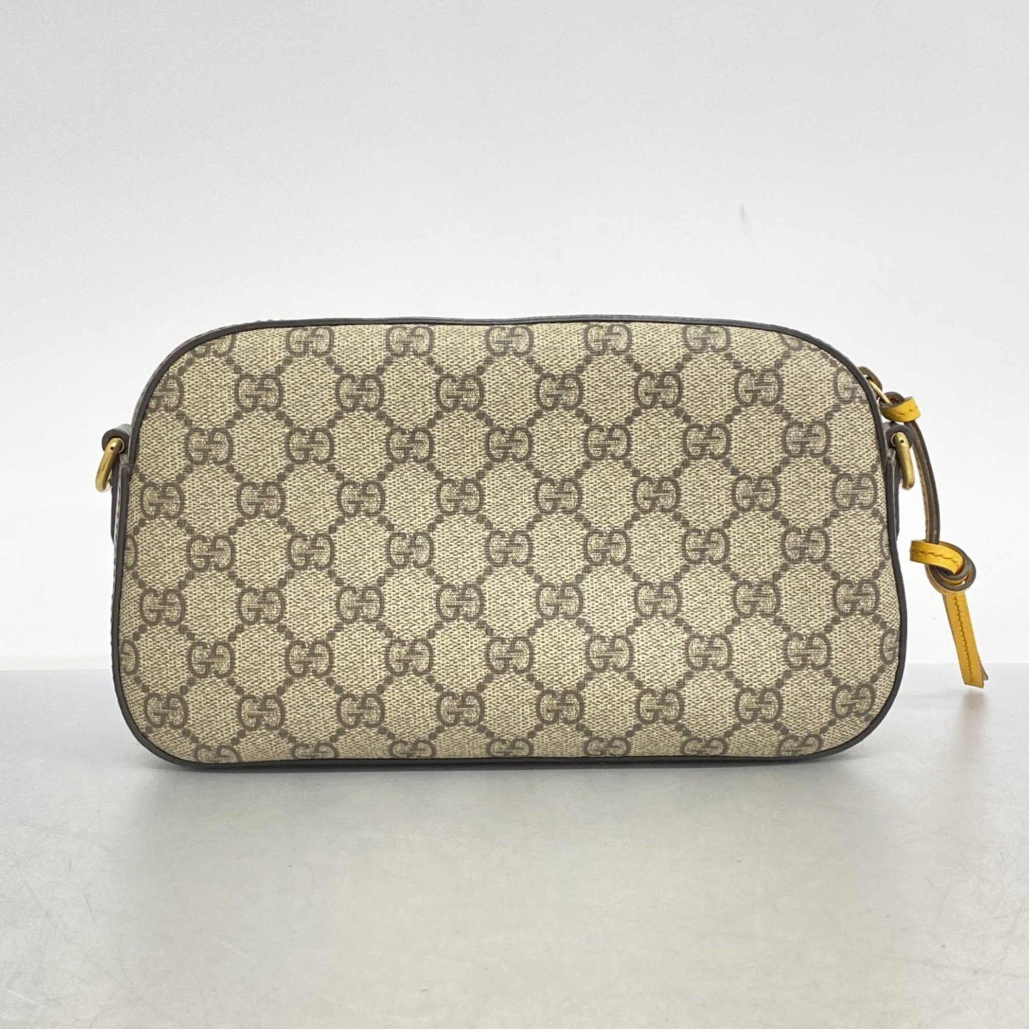 グッチ(Gucci) グッチ ショルダーバッグ GGスプリーム シェリーライン 476466  ブラウン レディース