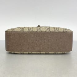 グッチ(Gucci) グッチ ショルダーバッグ GGスプリーム シェリーライン 476466  ブラウン レディース