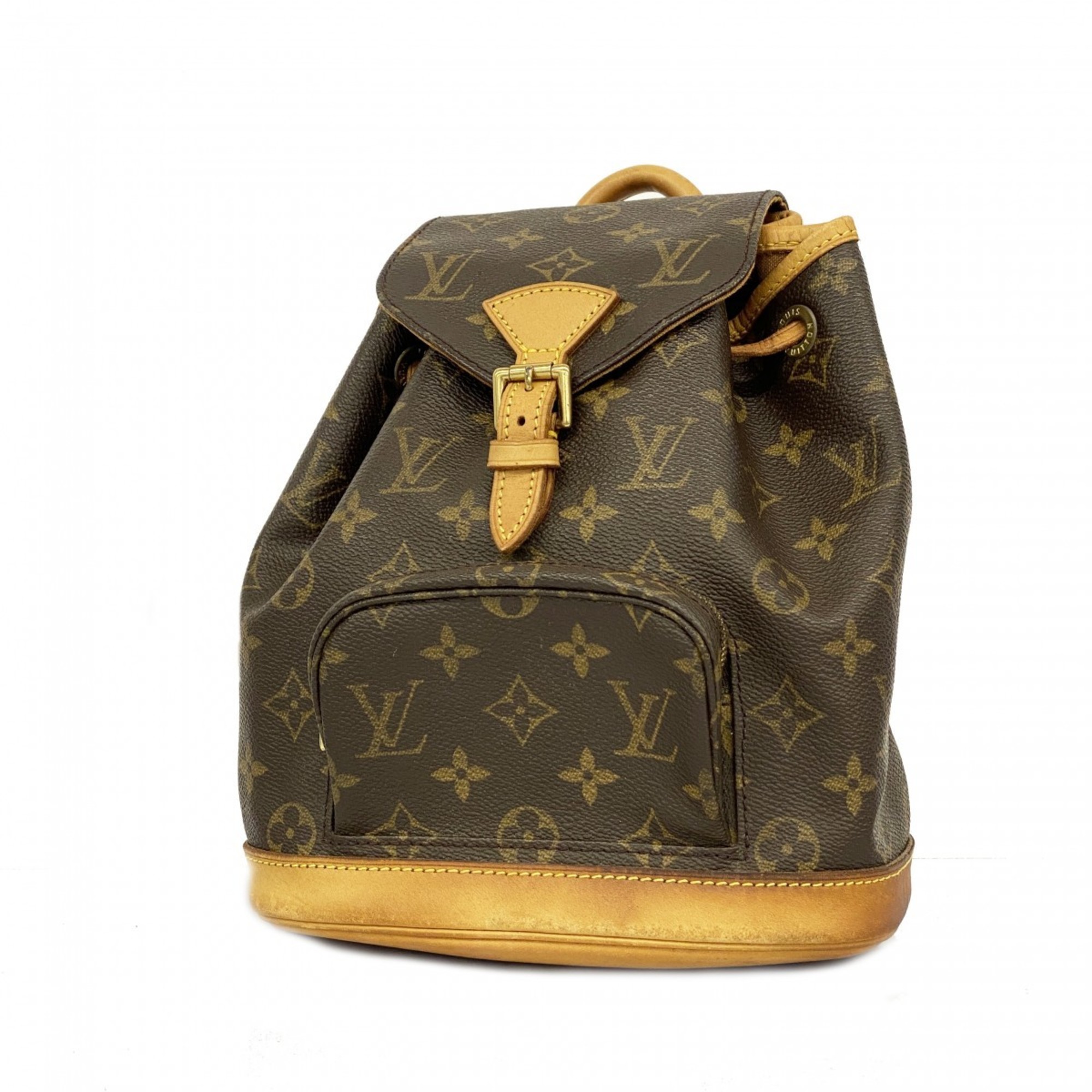 ルイ・ヴィトン(Louis Vuitton) ルイ・ヴィトン リュック・デイパック モノグラム モンスリ M51137 ブラウンレディース