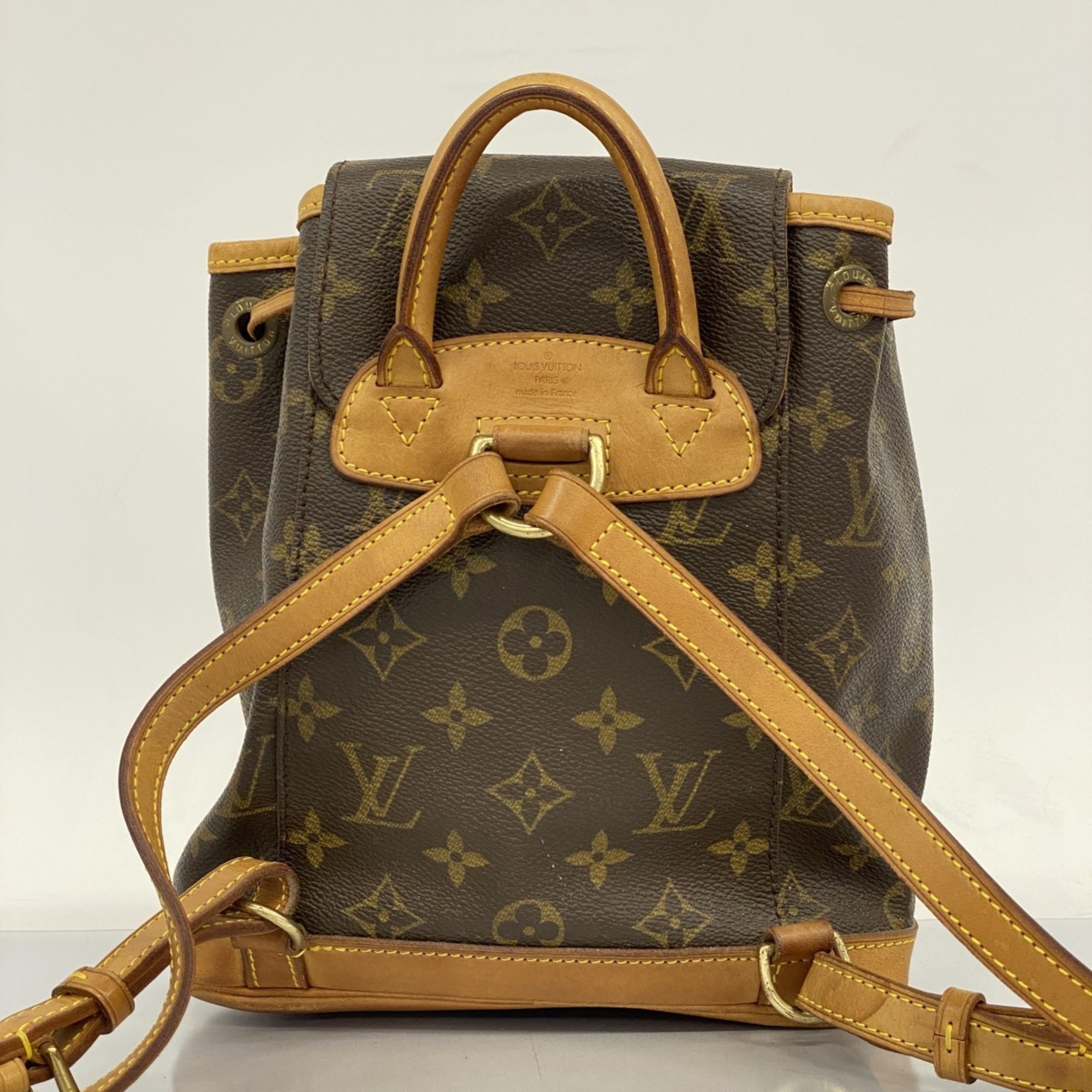 ルイ・ヴィトン(Louis Vuitton) ルイ・ヴィトン リュック・デイパック モノグラム モンスリ M51137 ブラウンレディース