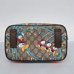 グッチ(Gucci) グッチ ウエストバッグ GGスプリーム ドナルドダック 602695  ブラウンレディース