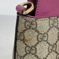 グッチ(Gucci) グッチ ハンドバッグ GGスプリーム 453177  ベージュ ピンク レッド レディース