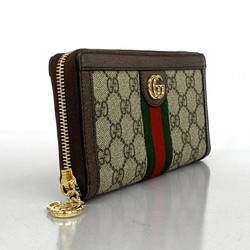 グッチ(Gucci) グッチ 長財布 オフィディア 523154  ベージュ ブラウン メンズ レディース