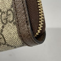 グッチ(Gucci) グッチ 長財布 オフィディア 523154  ベージュ ブラウン メンズ レディース