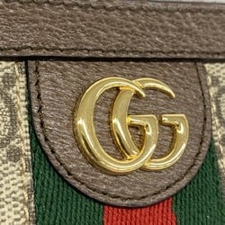 グッチ(Gucci) グッチ 長財布 オフィディア 523154  ベージュ ブラウン メンズ レディース