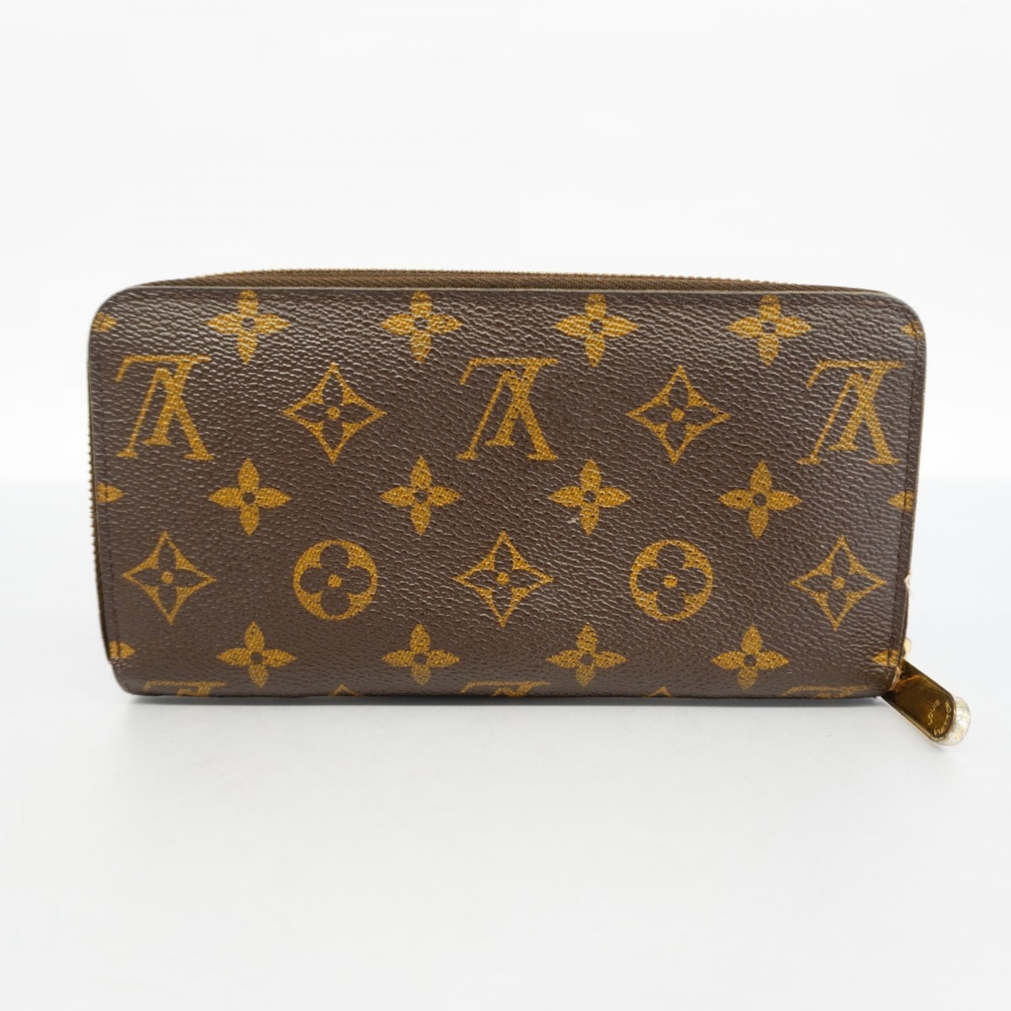 ルイ・ヴィトン(Louis Vuitton) ルイ・ヴィトン 長財布 モノグラム ジッピーウォレット M42616 ブラウンメンズ レディース