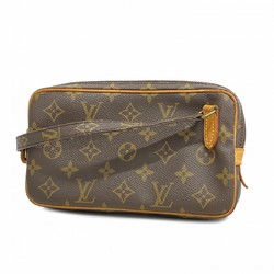 ルイ・ヴィトン(Louis Vuitton) ルイ・ヴィトン ショルダーバッグ モノグラム ポシェットマルリーバンドリエール M51828 ブラウンレディース