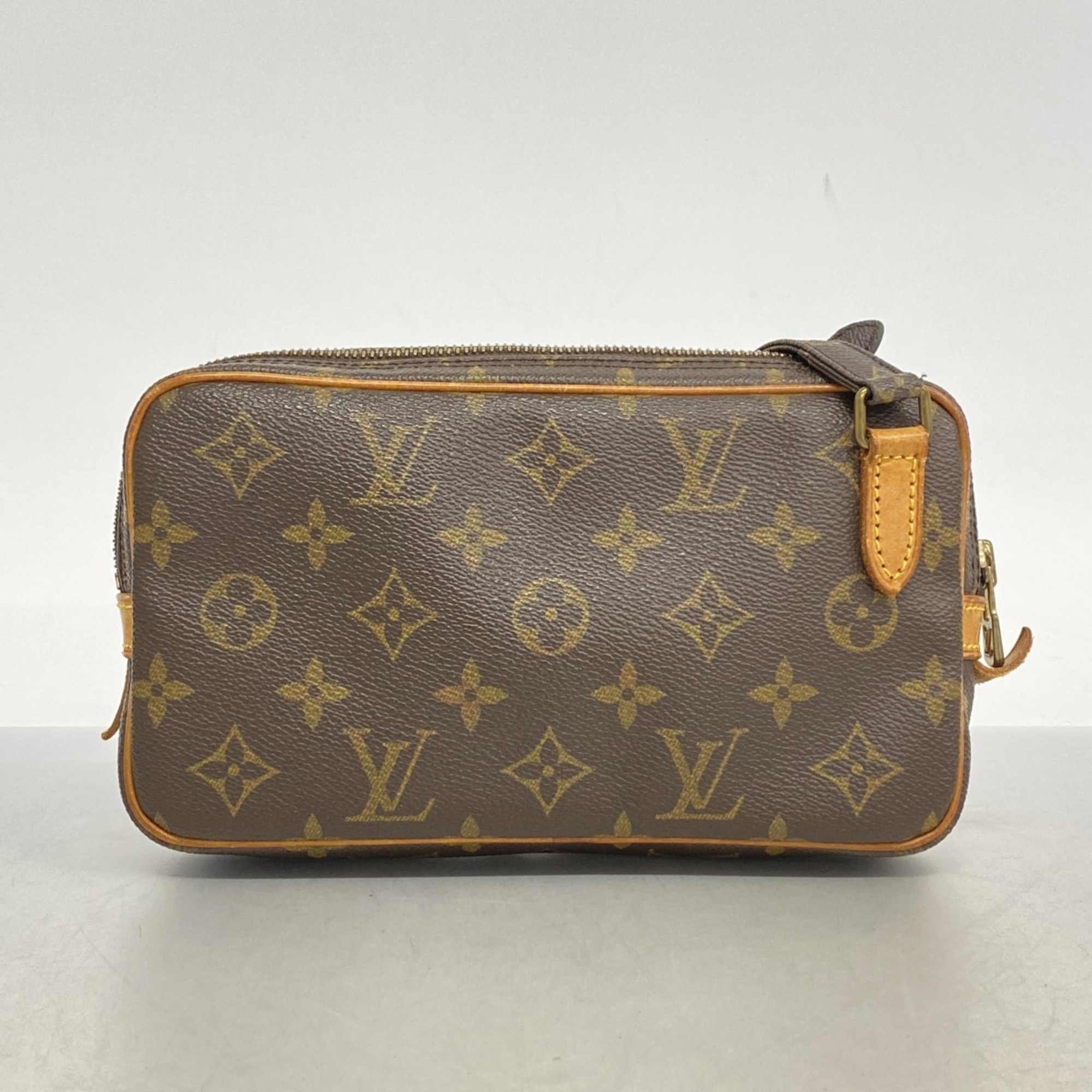 ルイ・ヴィトン(Louis Vuitton) ルイ・ヴィトン ショルダーバッグ モノグラム ポシェットマルリーバンドリエール M51828 ブラウンレディース