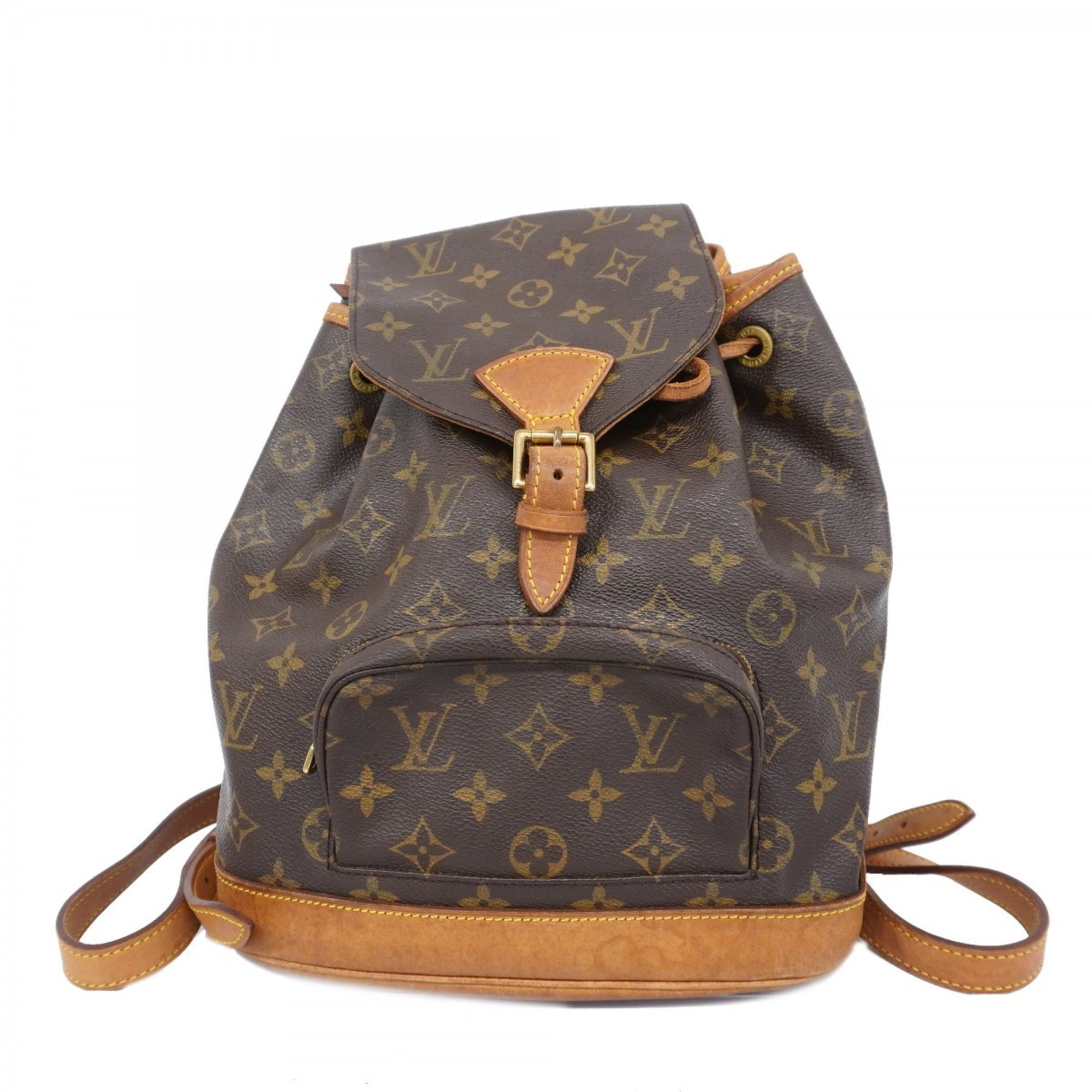 ルイ・ヴィトン(Louis Vuitton) ルイ・ヴィトン リュック・デイパック モノグラム モンスリMM M51136 ブラウンレディース