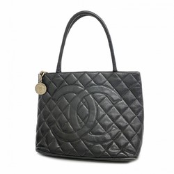 シャネル(Chanel) シャネル トートバッグ 復刻トート キャビアスキン ブラック レディース