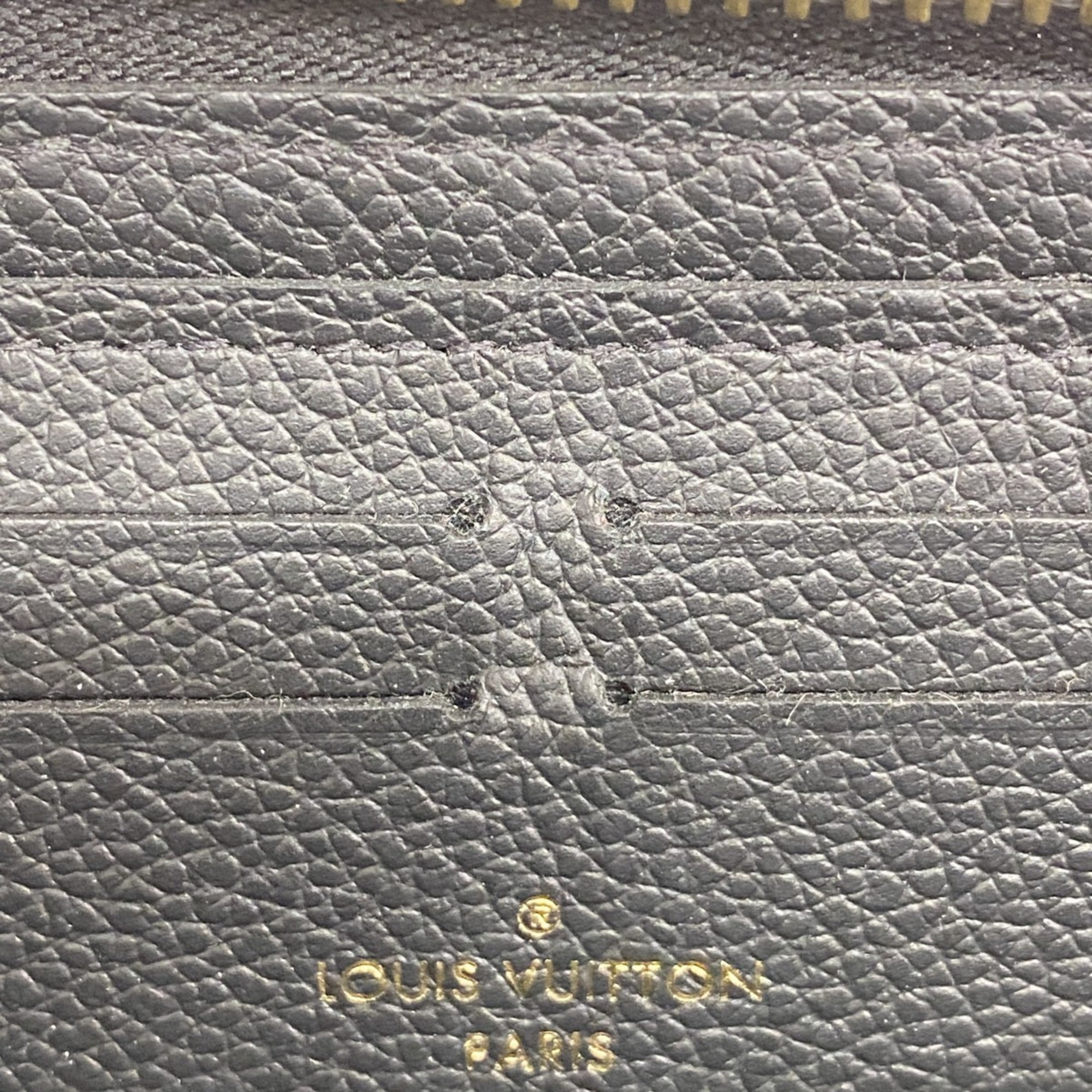 ルイ・ヴィトン(Louis Vuitton) ルイ・ヴィトン 長財布 モノグラム・アンプラント ポルトフォイユクレマンス M60171 ノワールレディース