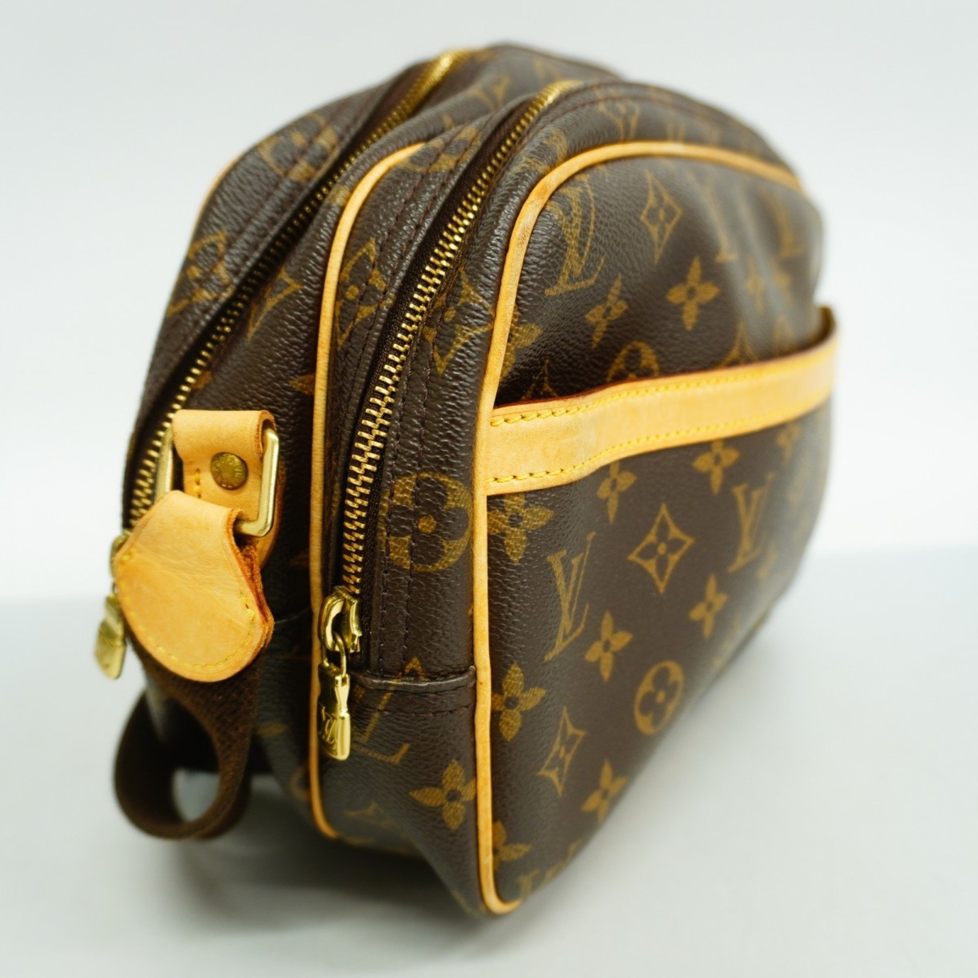 ルイ・ヴィトン(Louis Vuitton) ルイ・ヴィトン ショルダーバッグ モノグラム リポーターPM M45254 ブラウンレディース